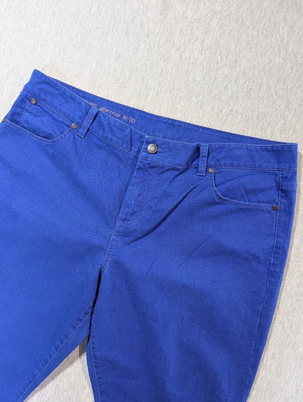Talbots Signature Slim Crop Jeans Women's 16/33 Blue